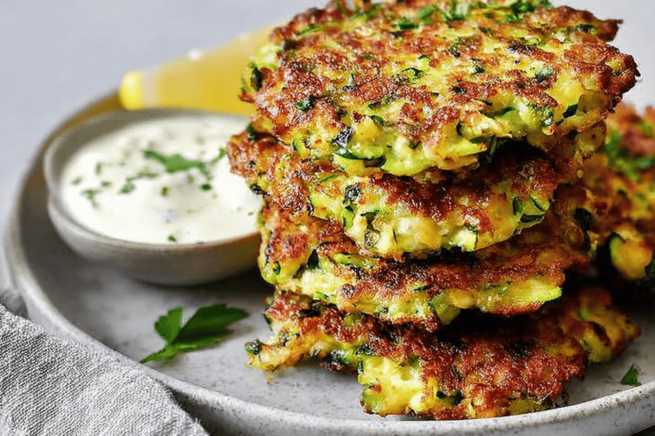 Crispy Zucchini Fritters Recipe