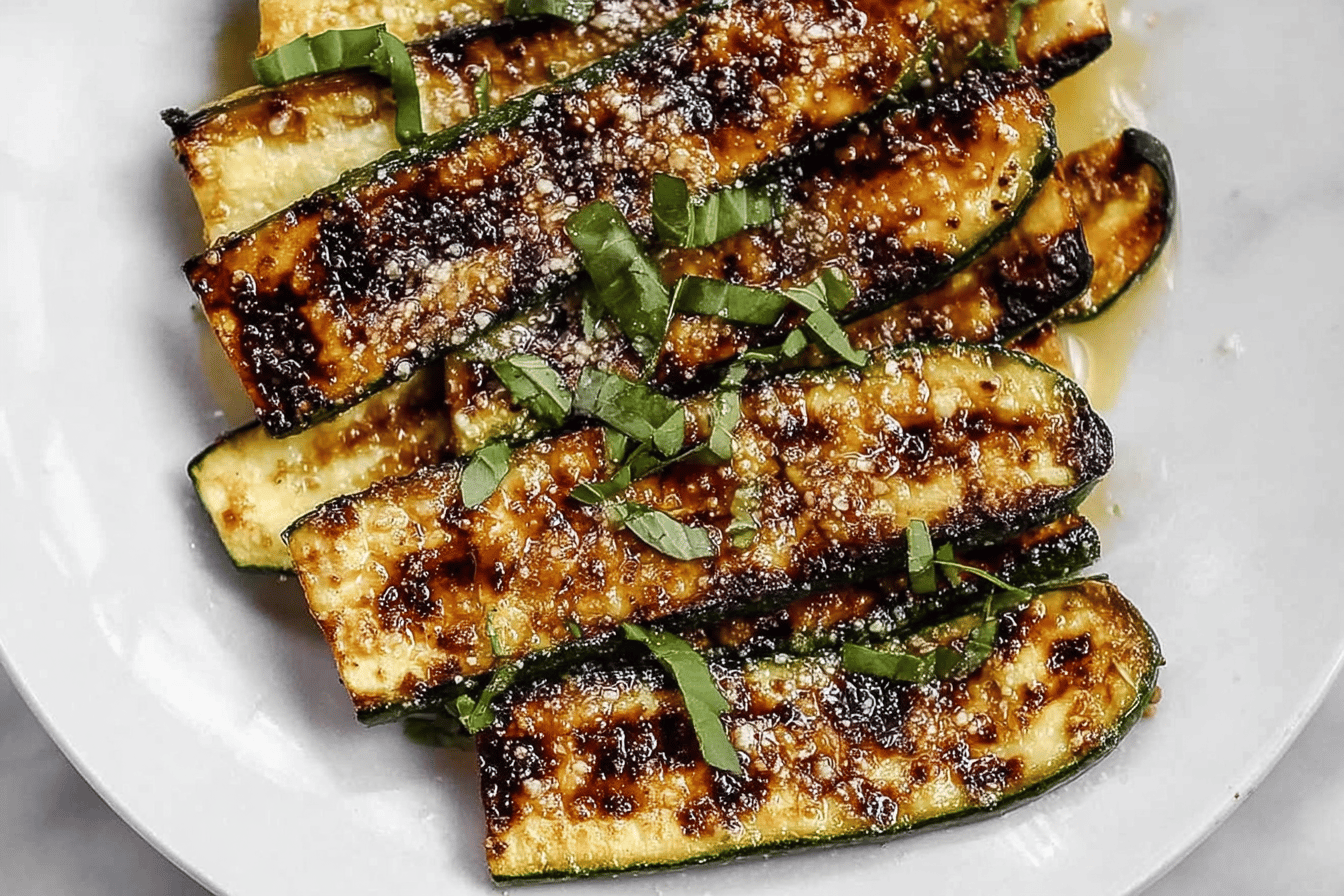 Grilled Zucchini with Parmesan