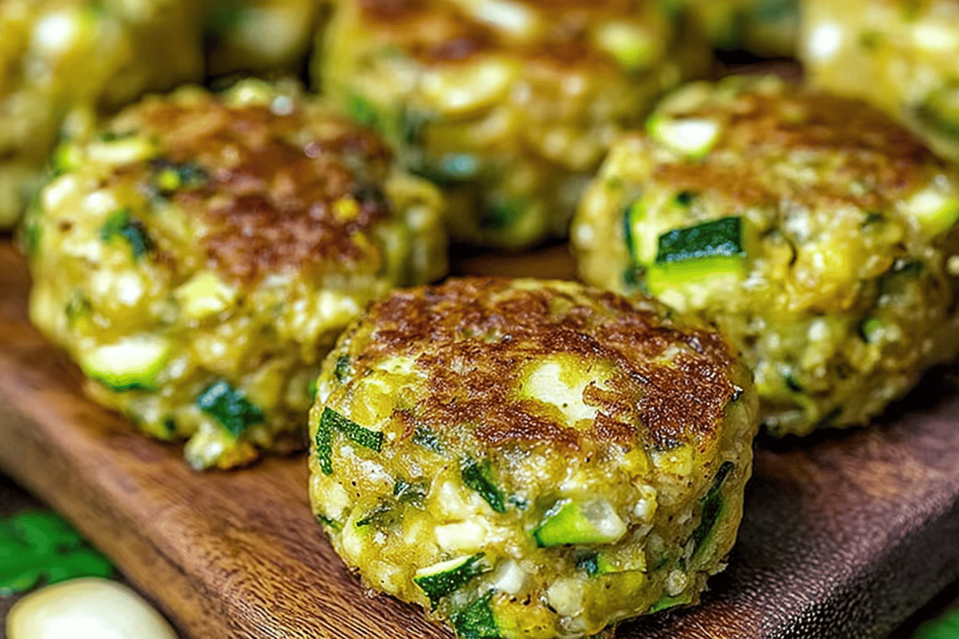 Zucchini Garlic Bites