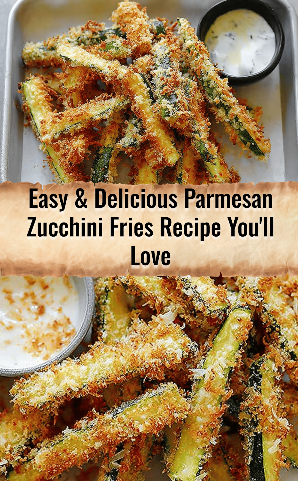 Easy Parmesan Zucchini Fries