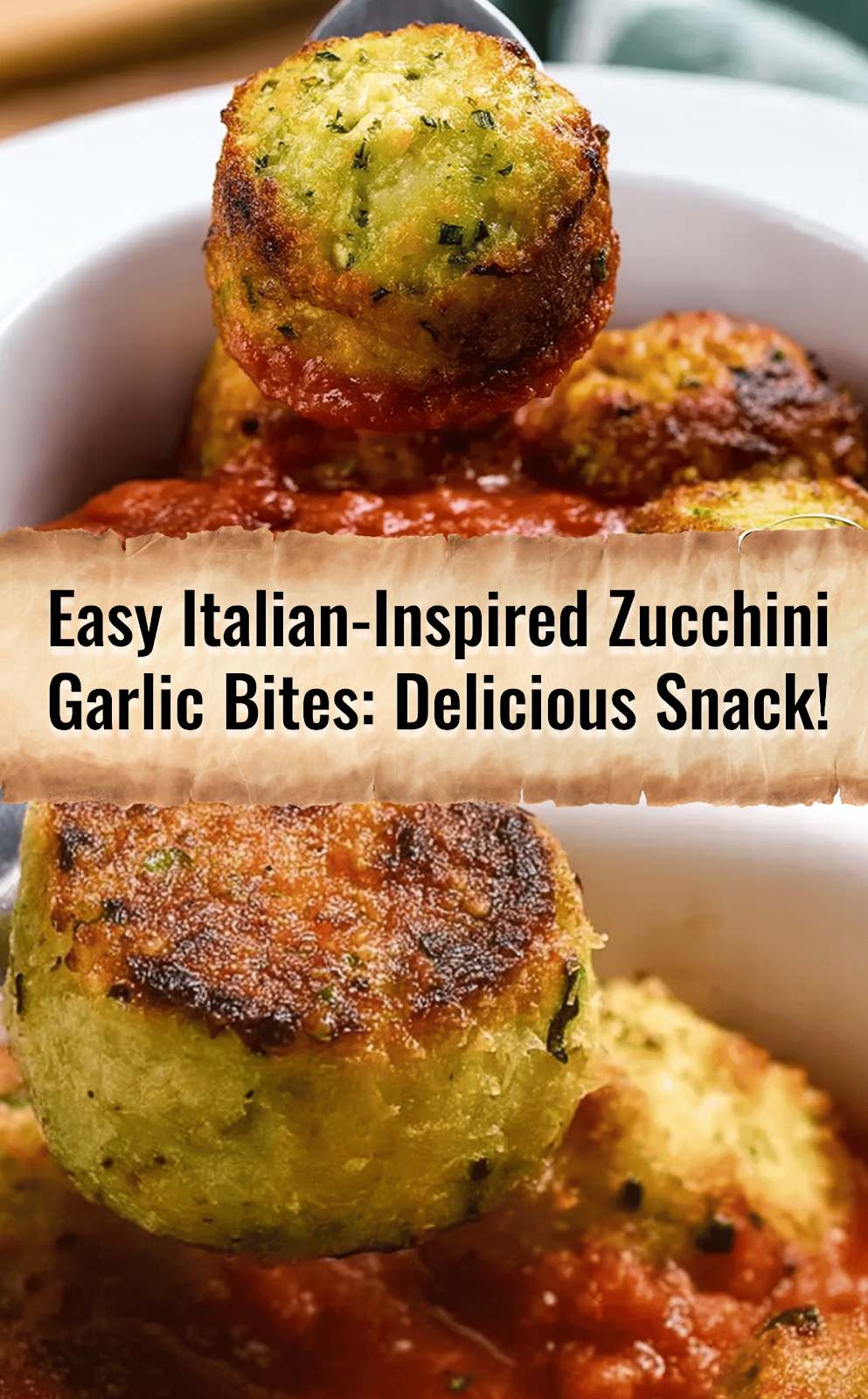 Italian-inspired Zucchini Garlic Bites: A Flavorful Twist for Snacks & More!