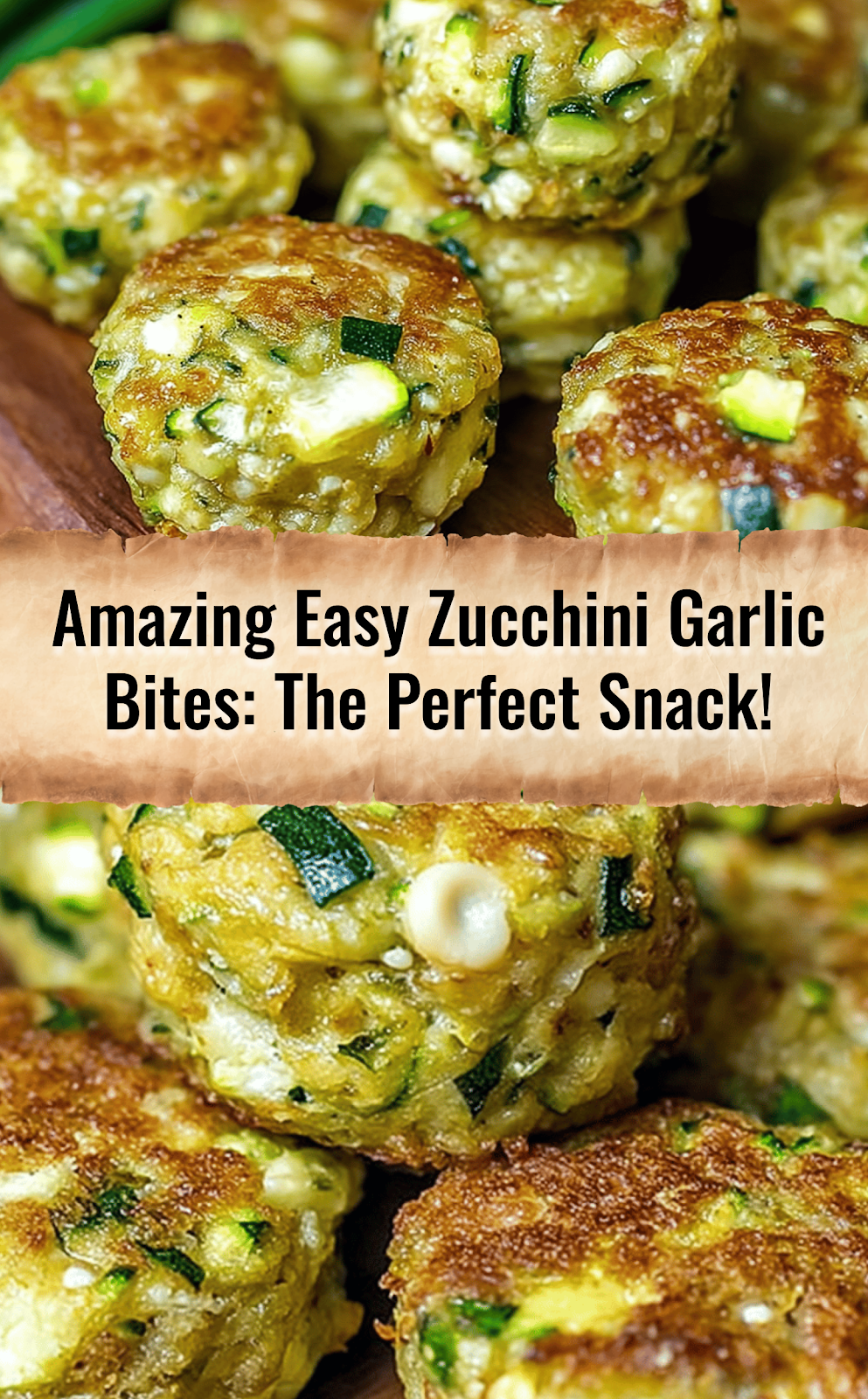 Zucchini Garlic Bites