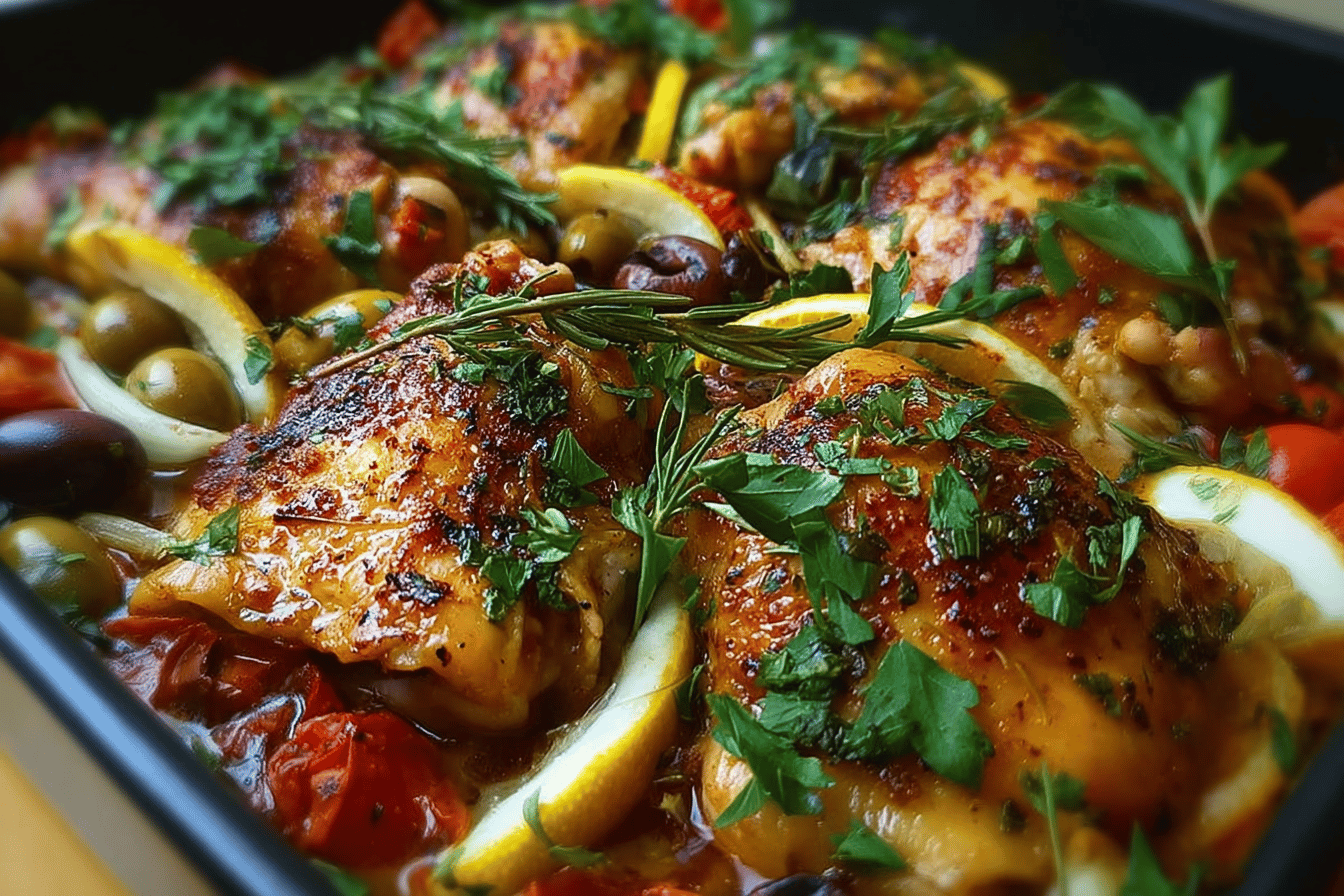 7 Delicious Baked Mediterranean Chicken Thighs to Savor!