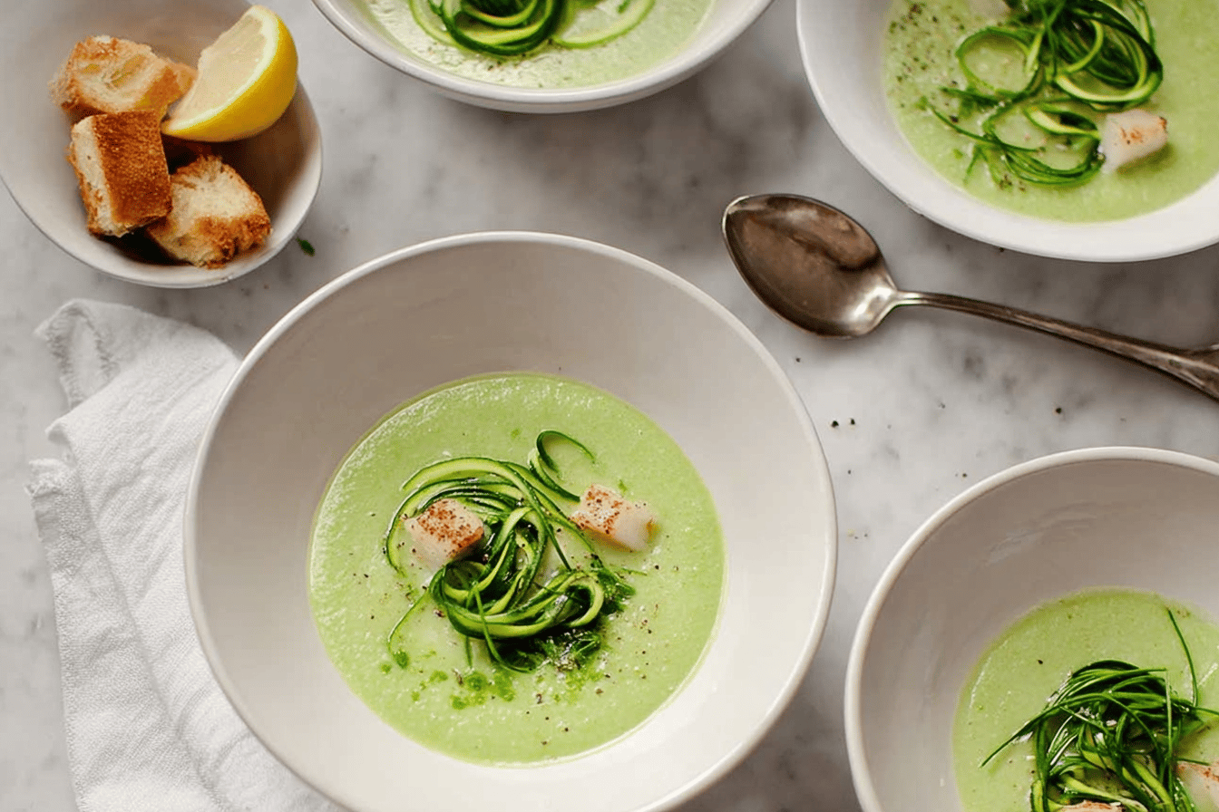 Basil Zucchini Soup