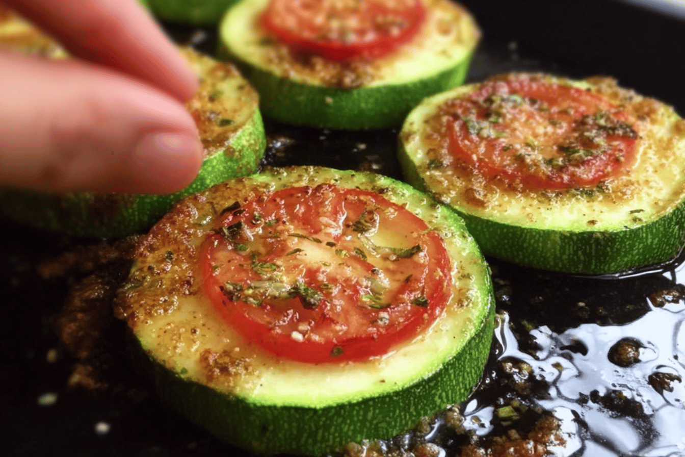 Easy Low-Carb Zucchini Tomato Bites