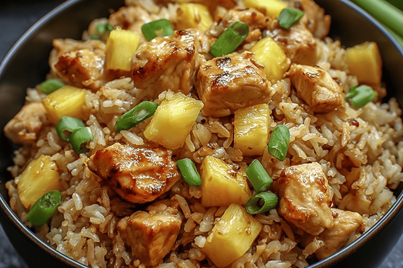 Pineapple Chicken and Rice
