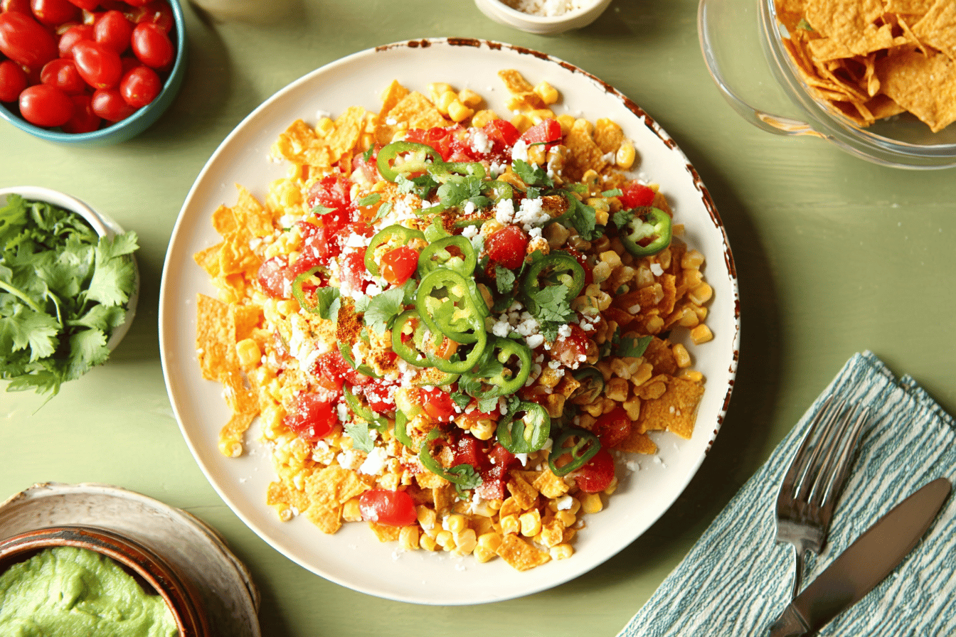 Spicy Frito Corn Salad