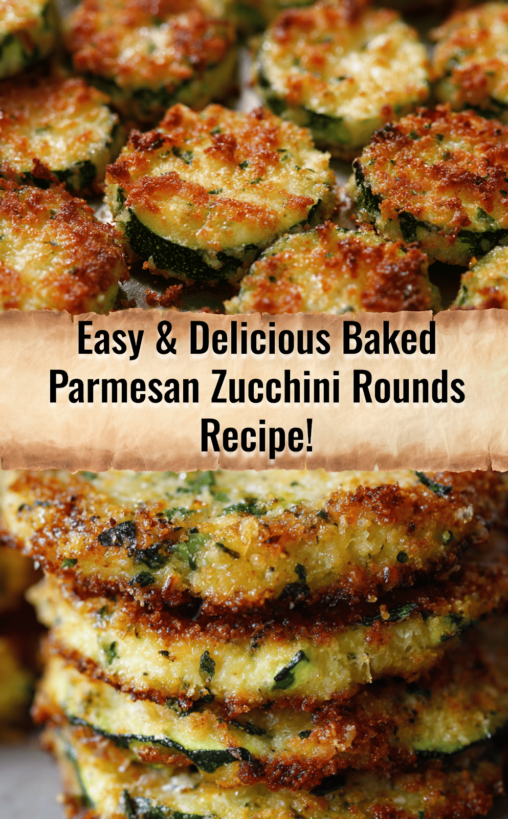 Baked Parmesan Zucchini Rounds