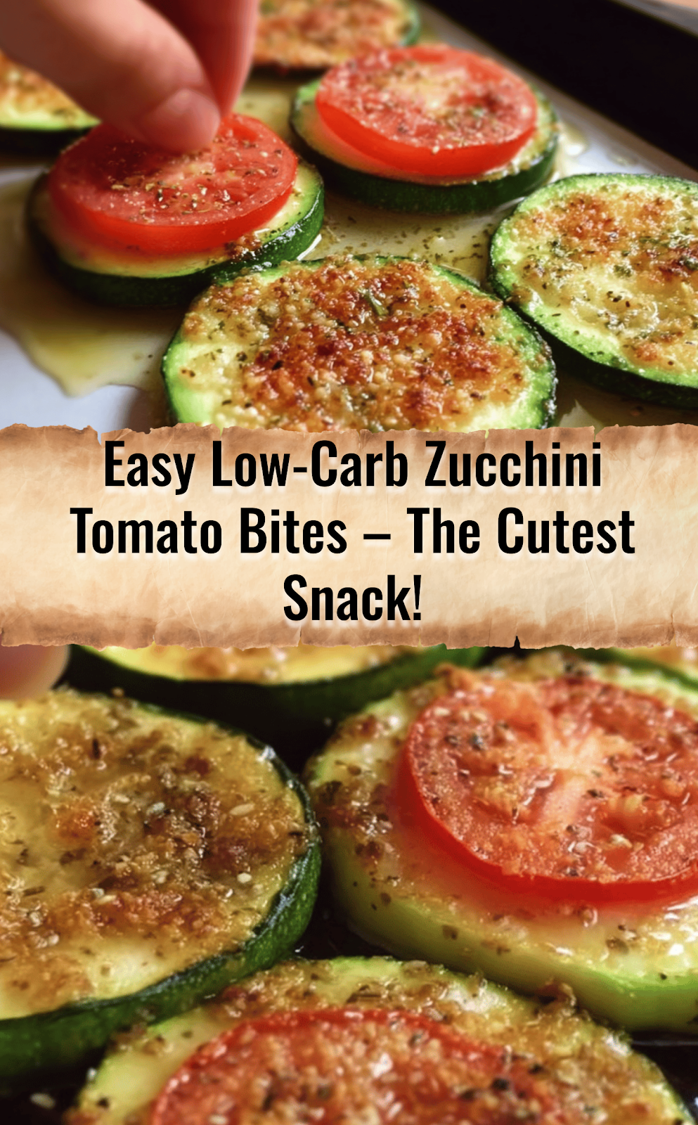 Easy Low-Carb Zucchini Tomato Bites