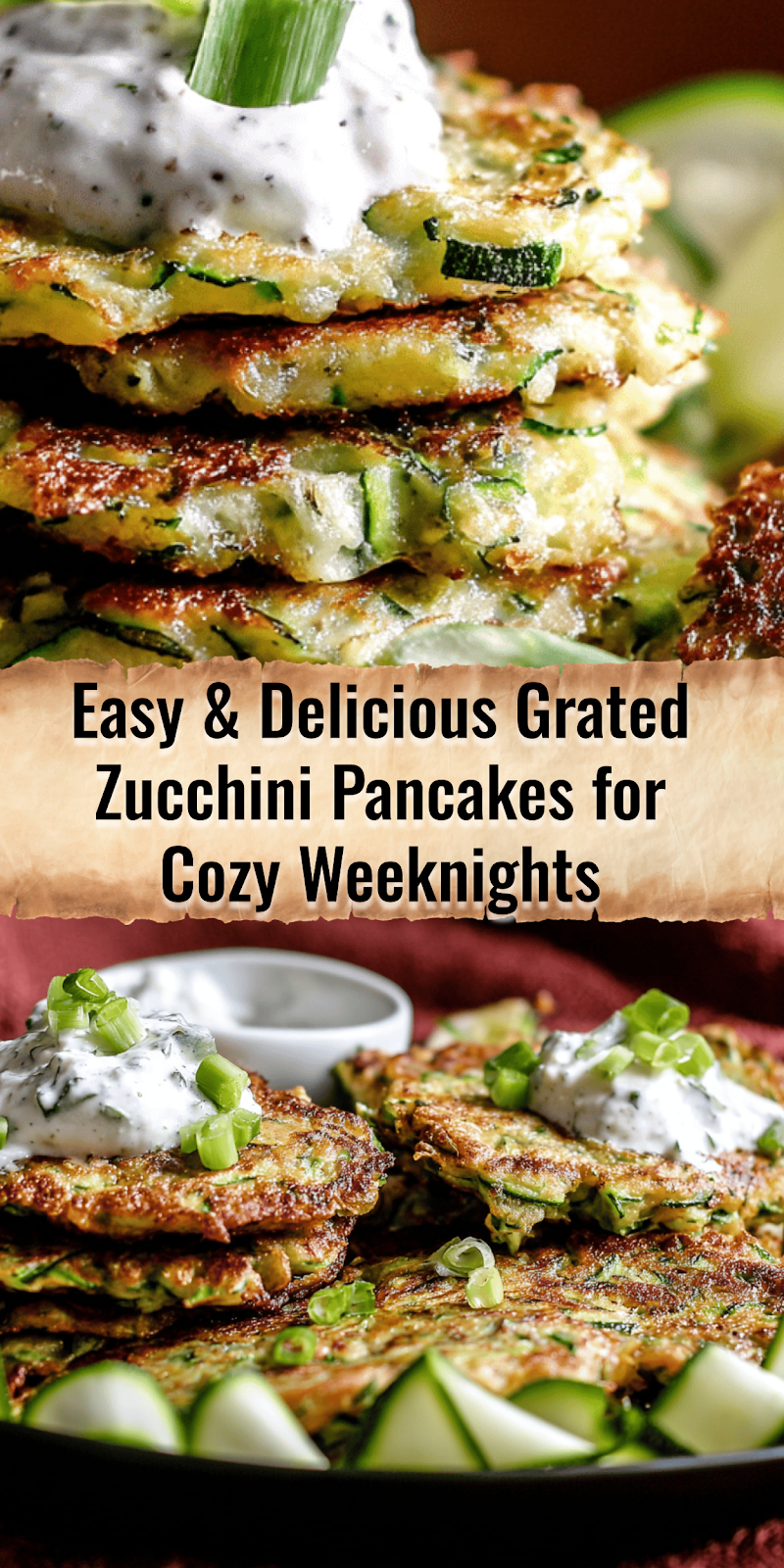 Grated Zucchini Pancakes