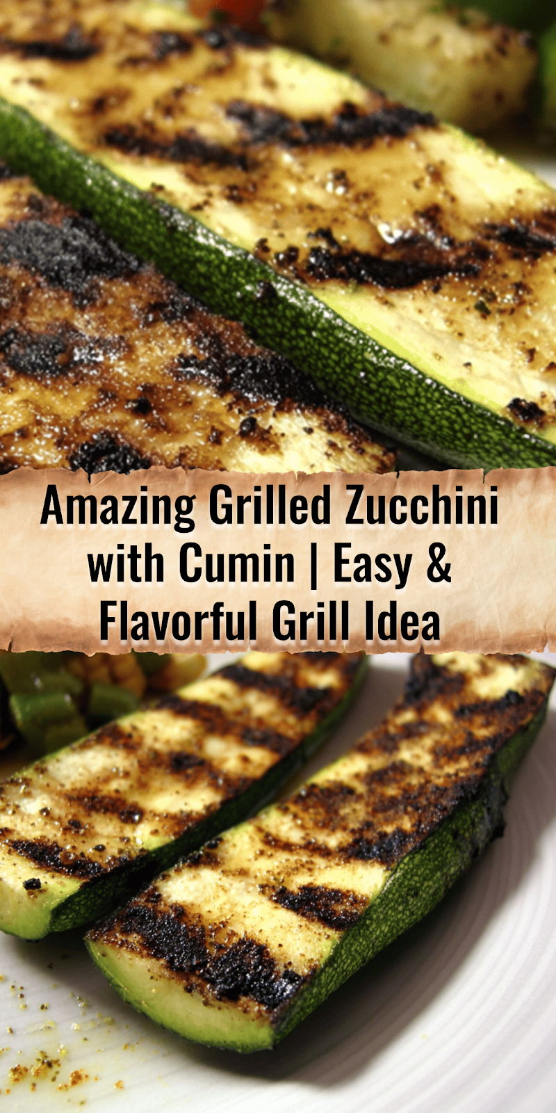 Grilled Zucchini With Cumin
