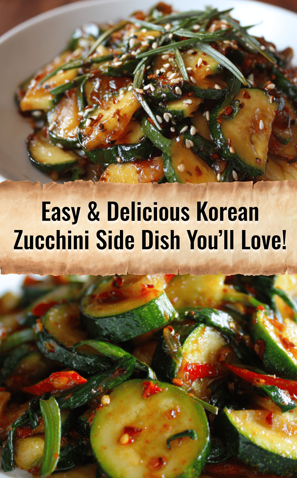 Korean Zucchini Side Dish