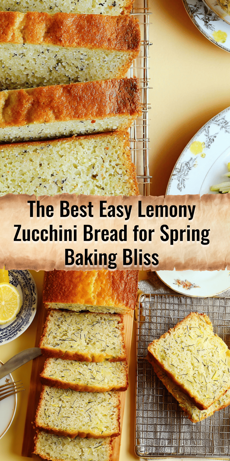 Lemony Zucchini Bread