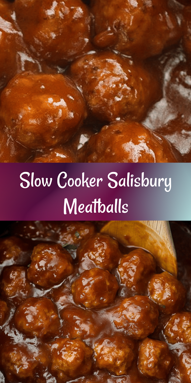 Slow Cooker Salisbury Steak Meatballs (Frozen Meatballs)
