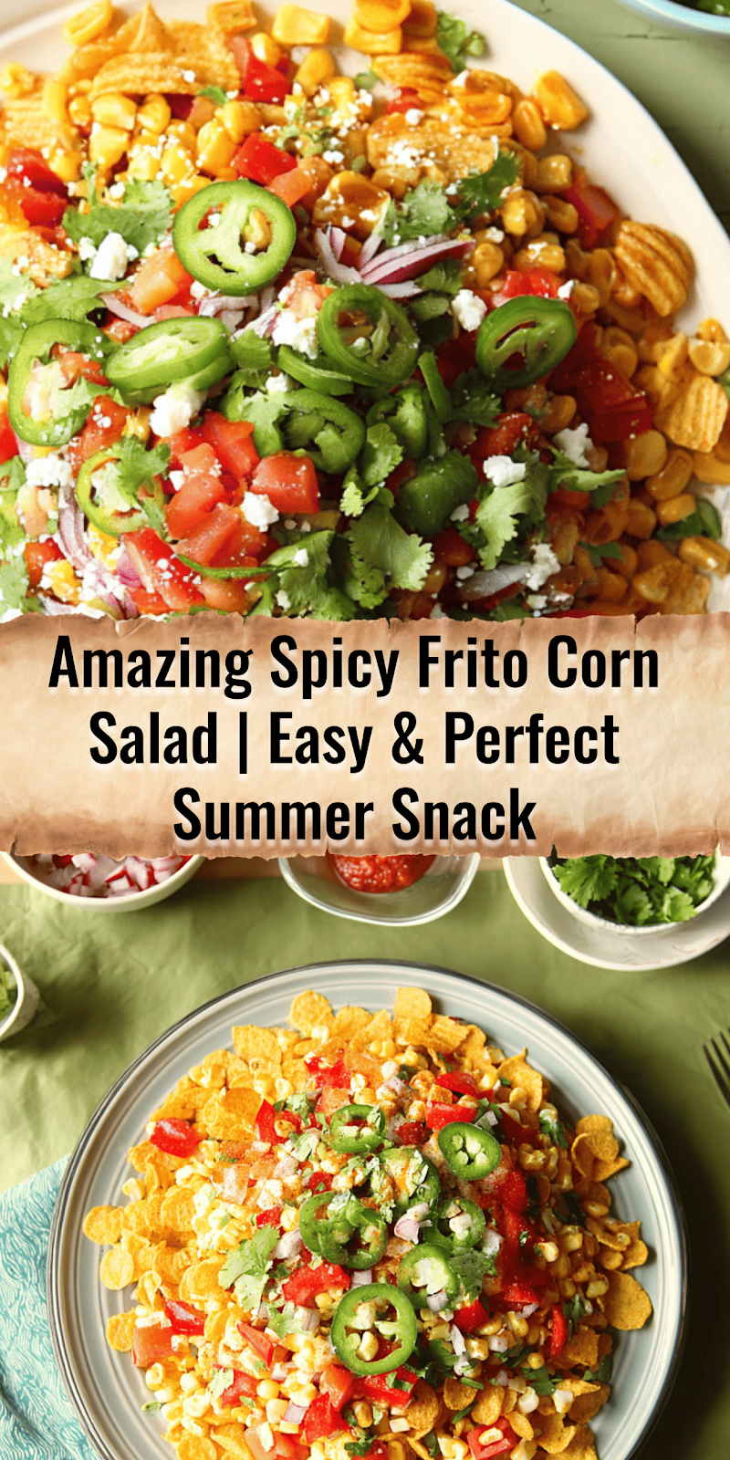 Spicy Frito Corn Salad