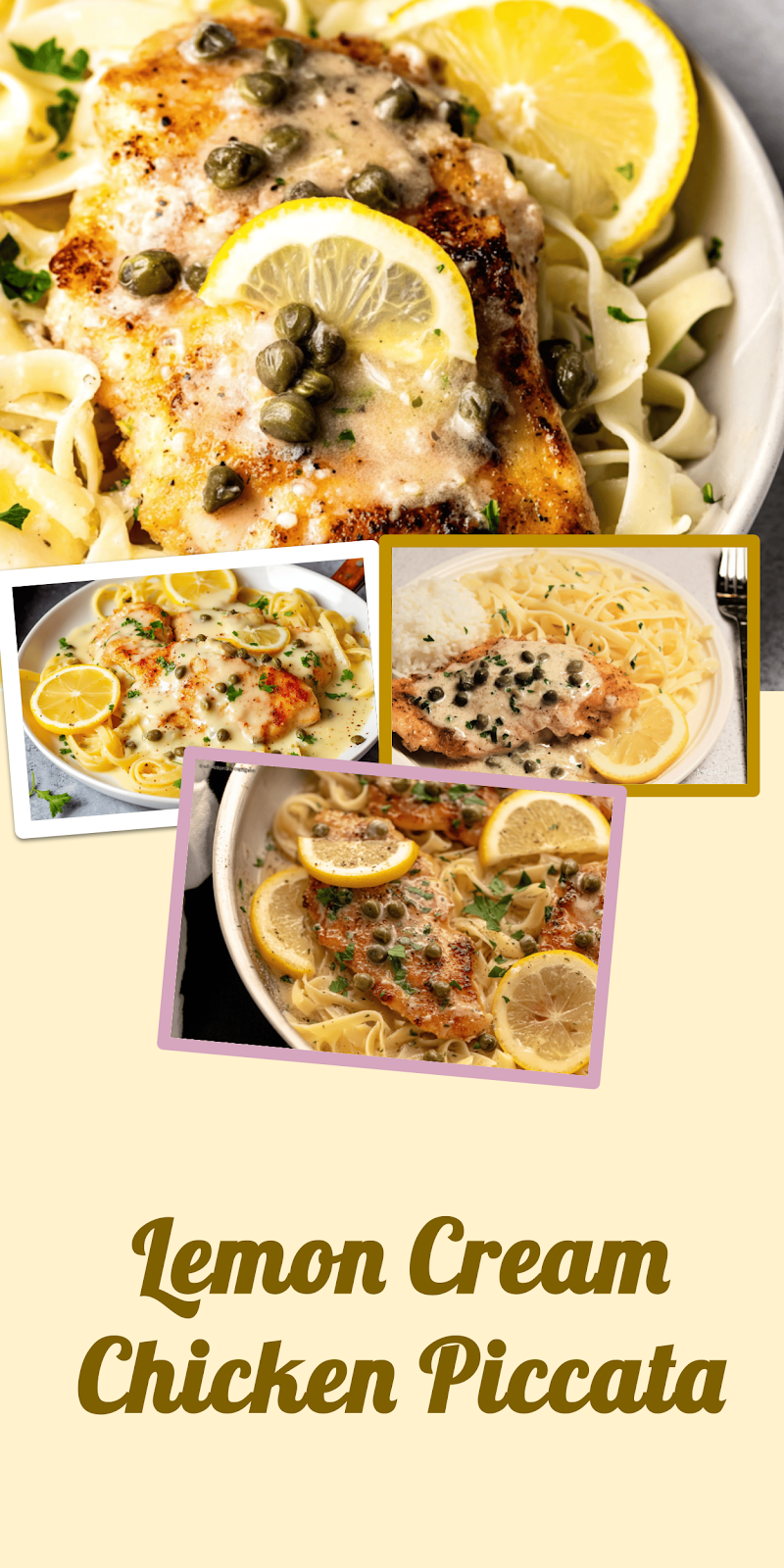 Creamy Lemon Chicken Piccata