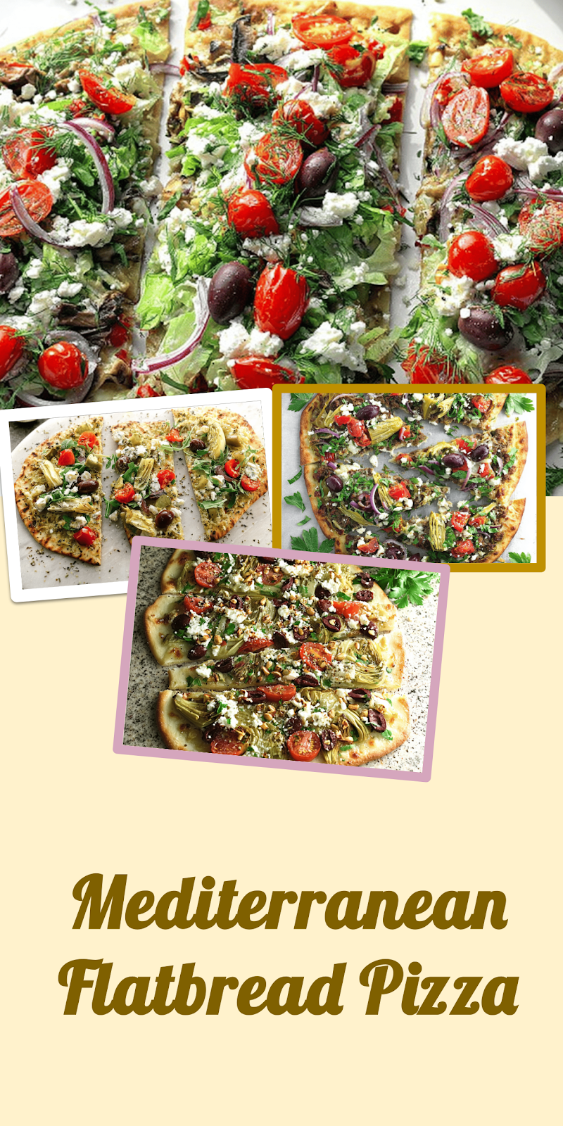 Mediterranean Flatbread Pizza – Easy & Delicious