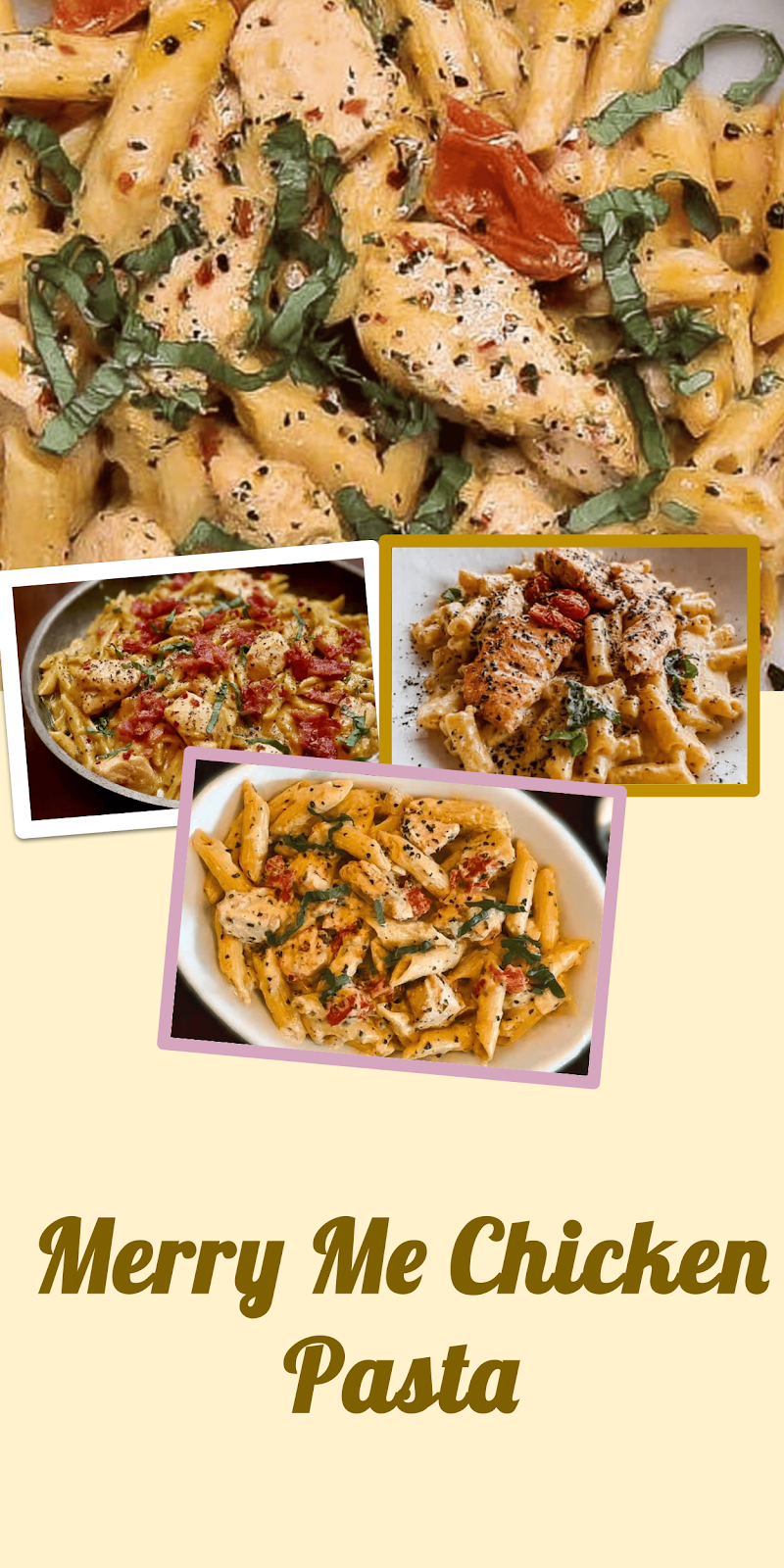 Merry Me Chicken Pasta One-Pot Creamy Dinner