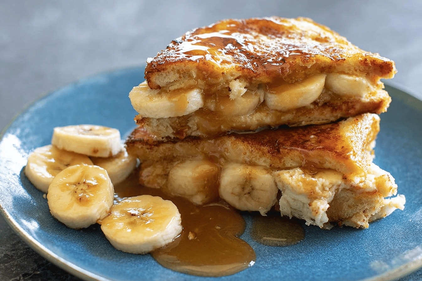 Banana Stuffed French Toast