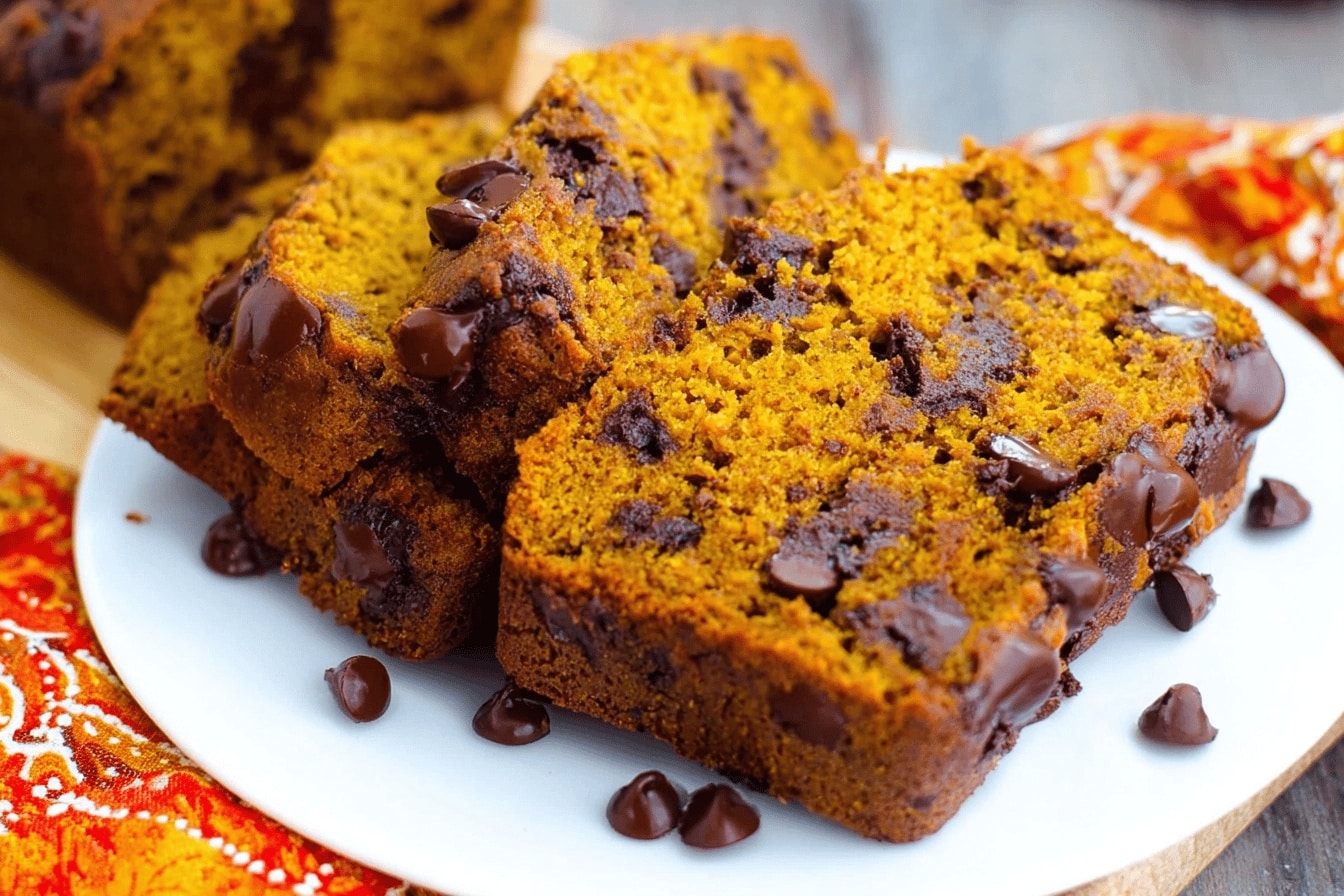 Best Chocolate Chip Pumpkin Bread