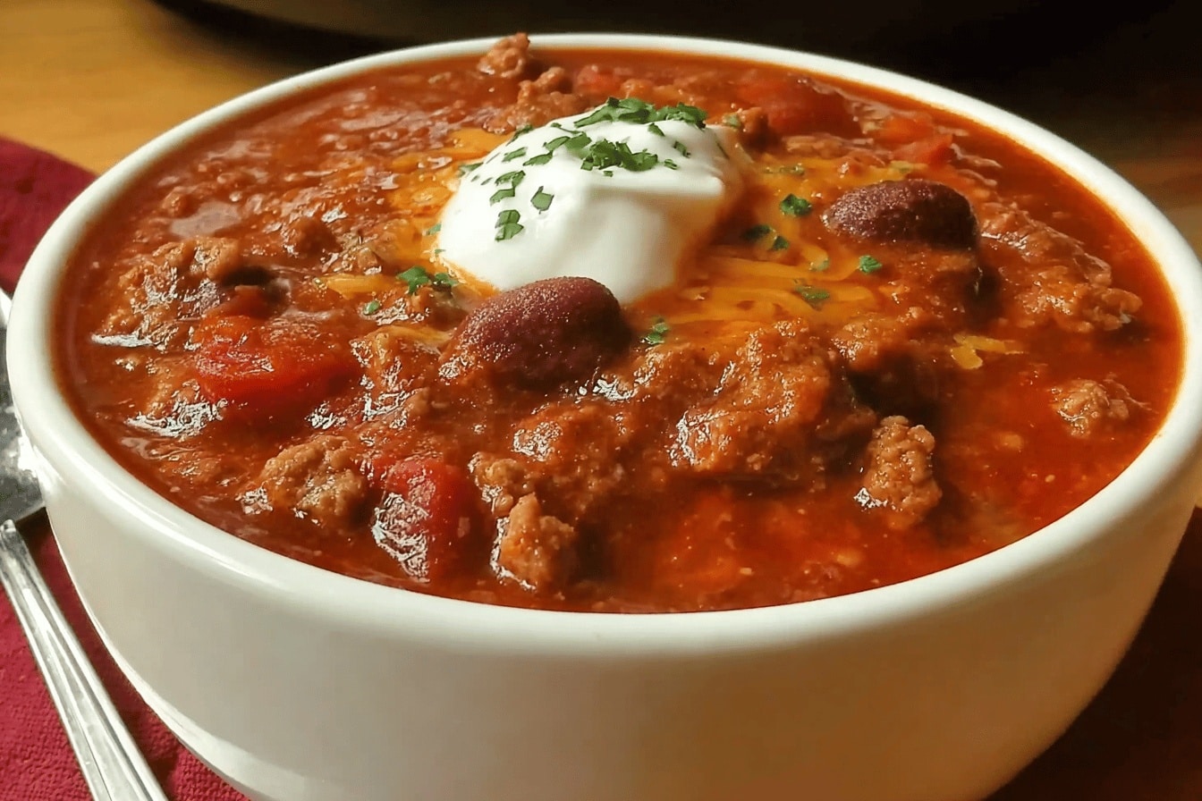 CROCK POT CHILI