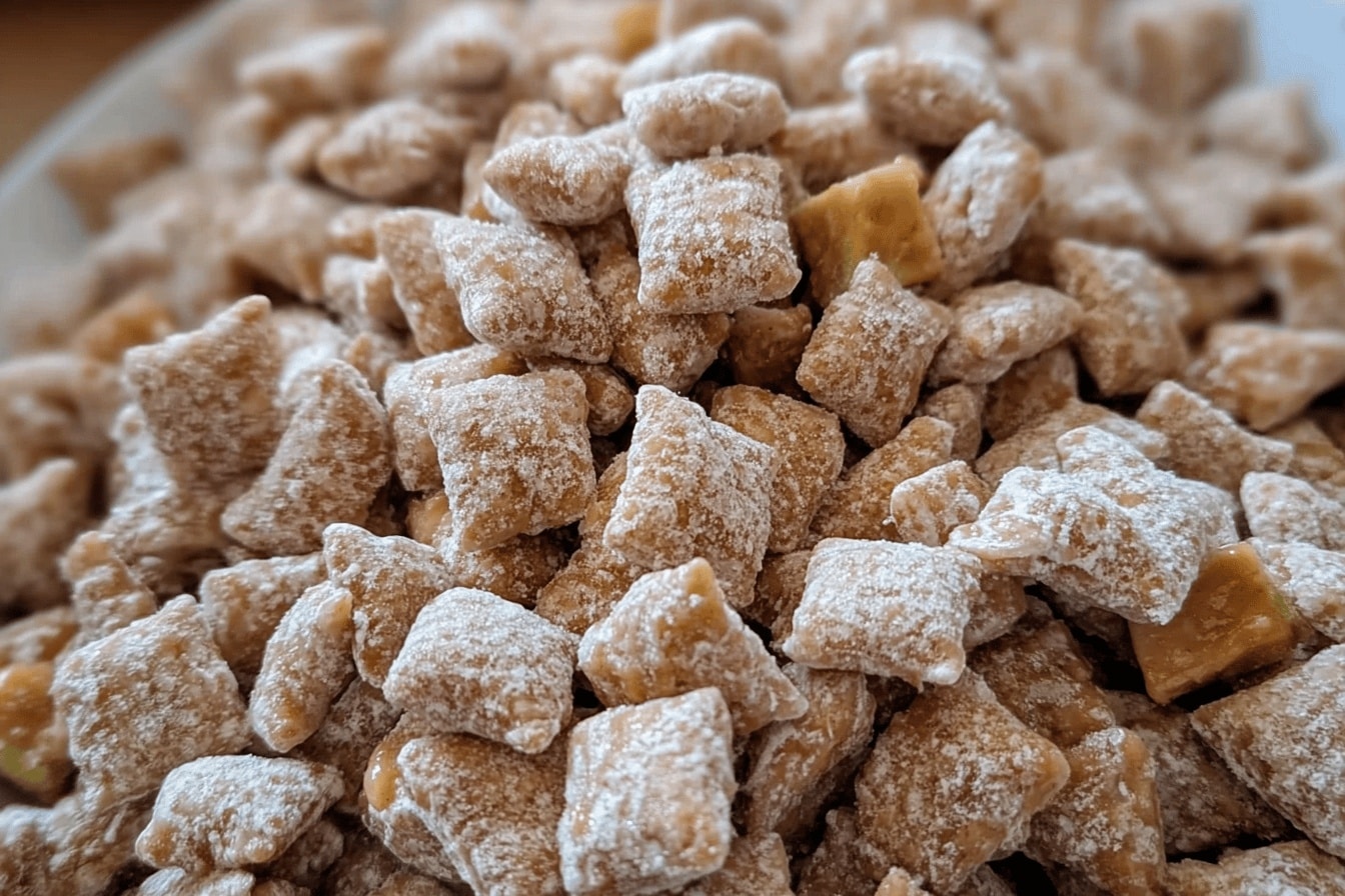 Caramel Apple Puppy Chow: The Dinner Recipes Twist!