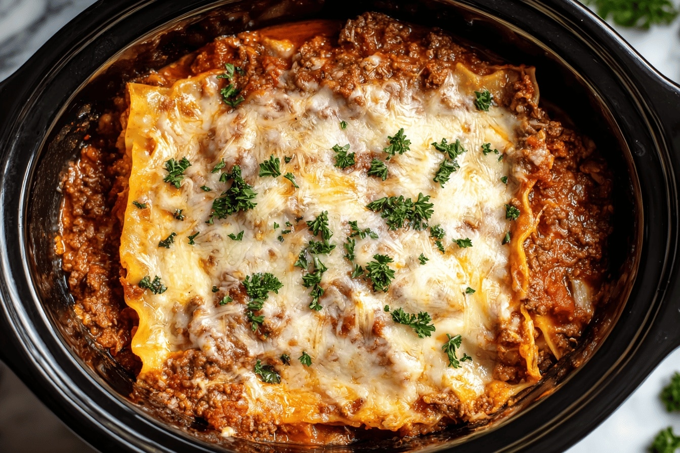 Crockpot Lasagna
