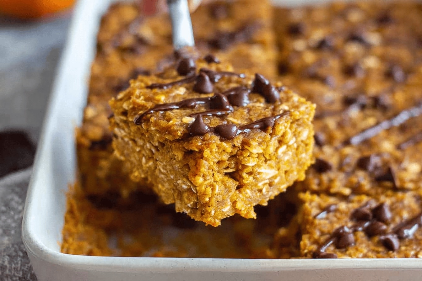 Easy Pumpkin Baked Oatmeal