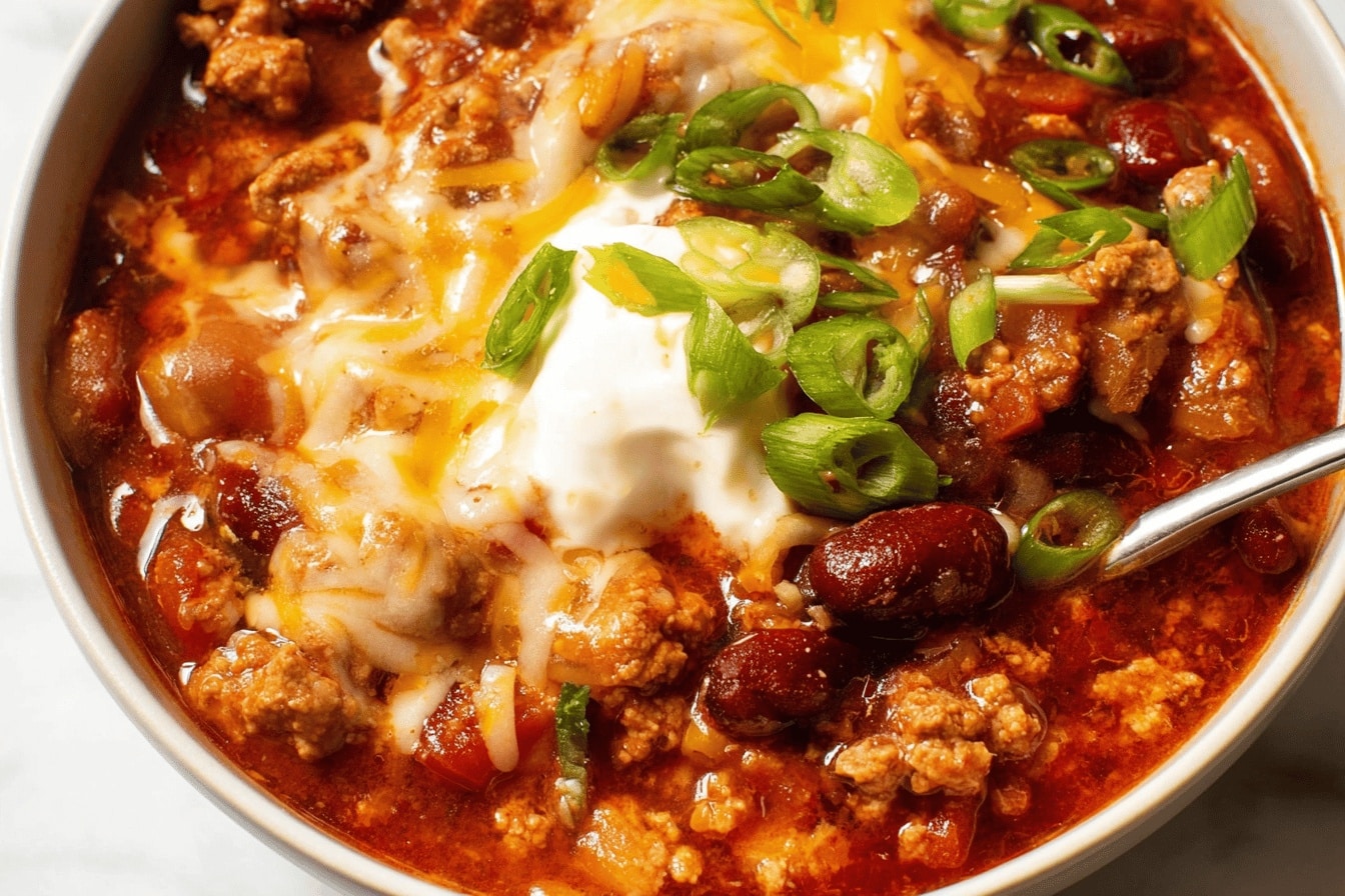 Ground Turkey Chili