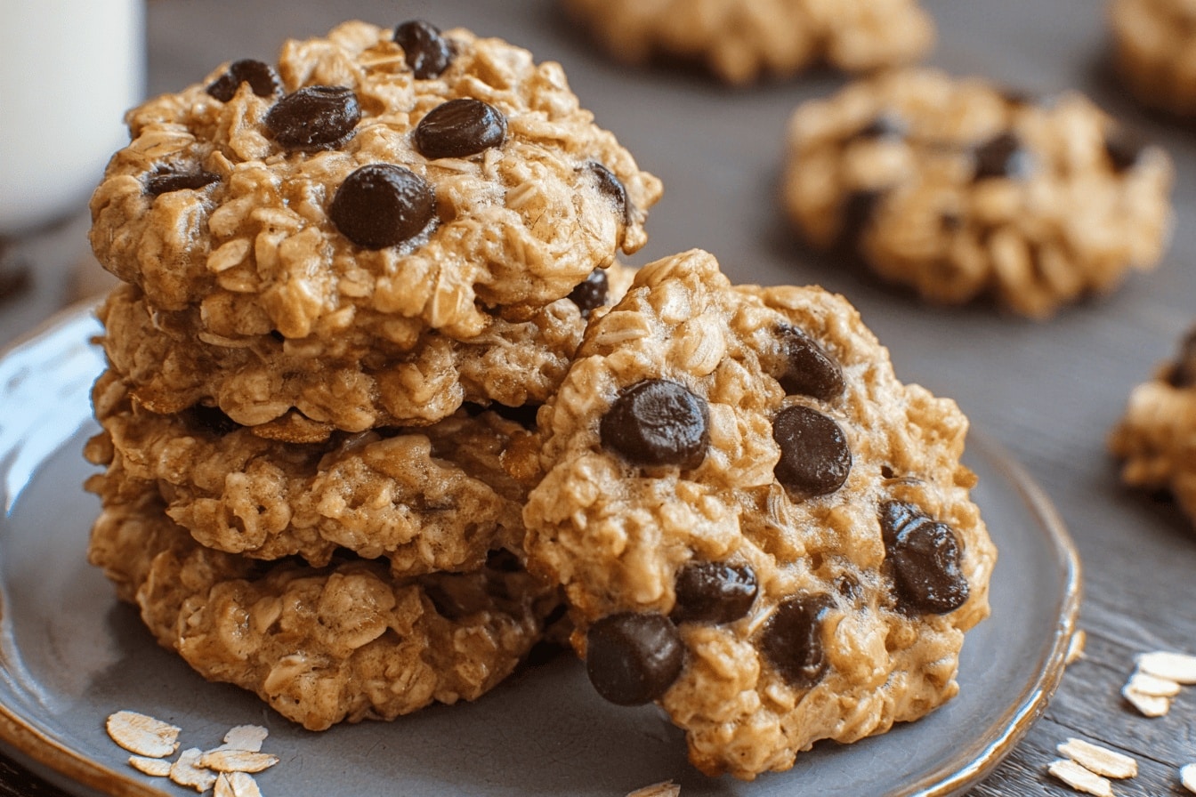 Healthy Oatmeal Protein Cookies: