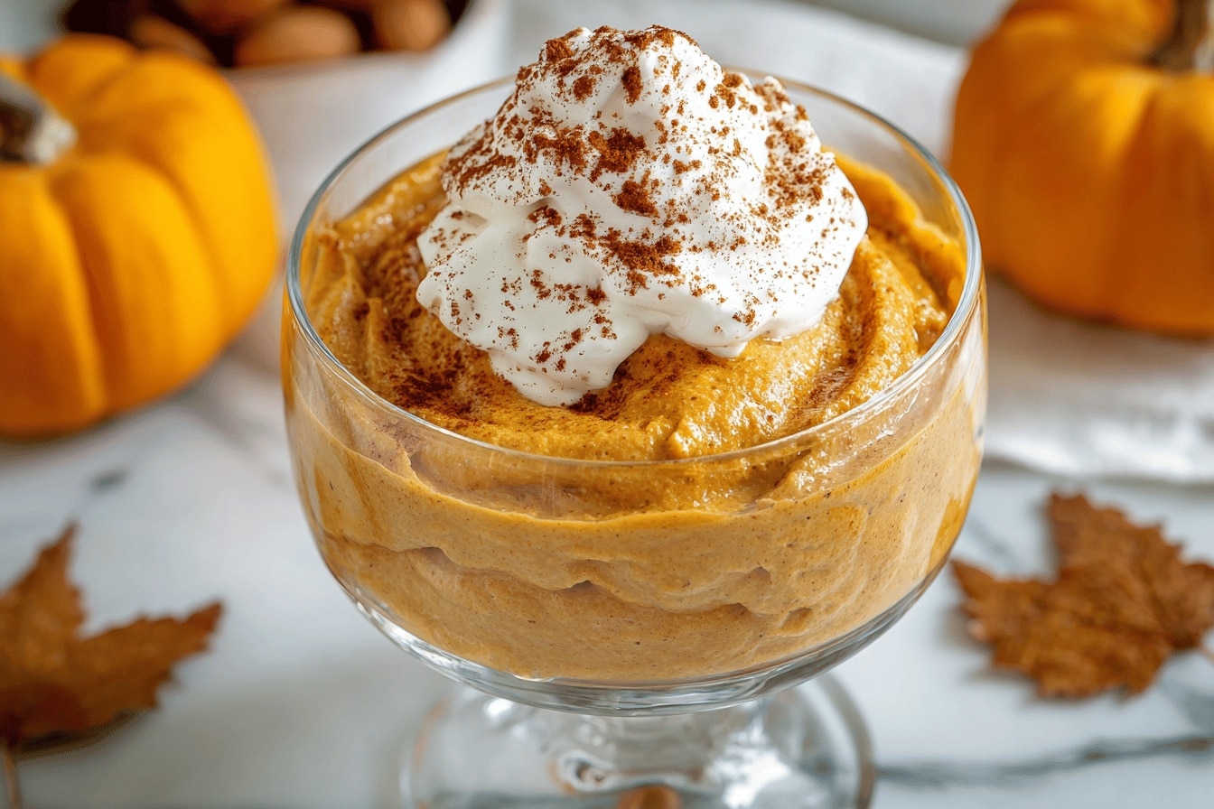Healthy Pumpkin Mousse
