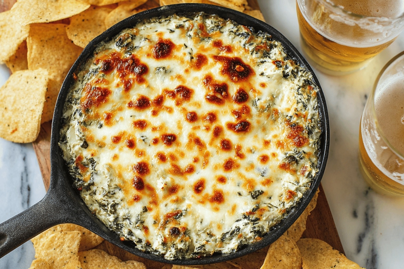 Hot Spinach and Artichoke Dip
