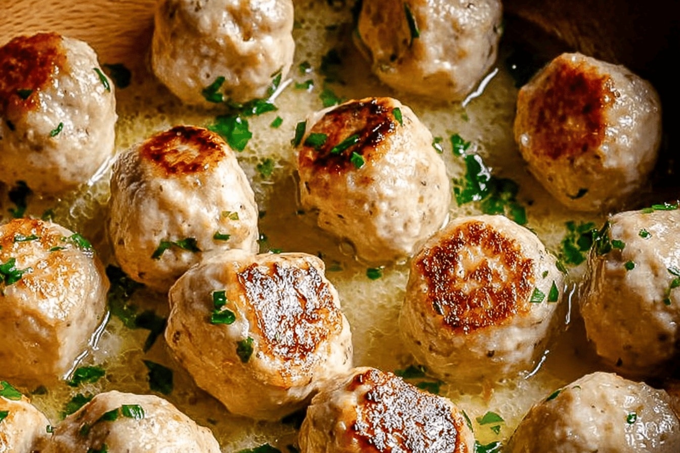 Chicken Piccata Meatballs