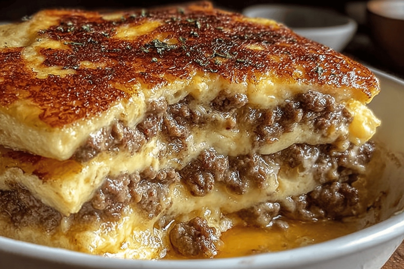 Pancake Sausage Breakfast Bake – Sweet, Savory & Oven-Ready!