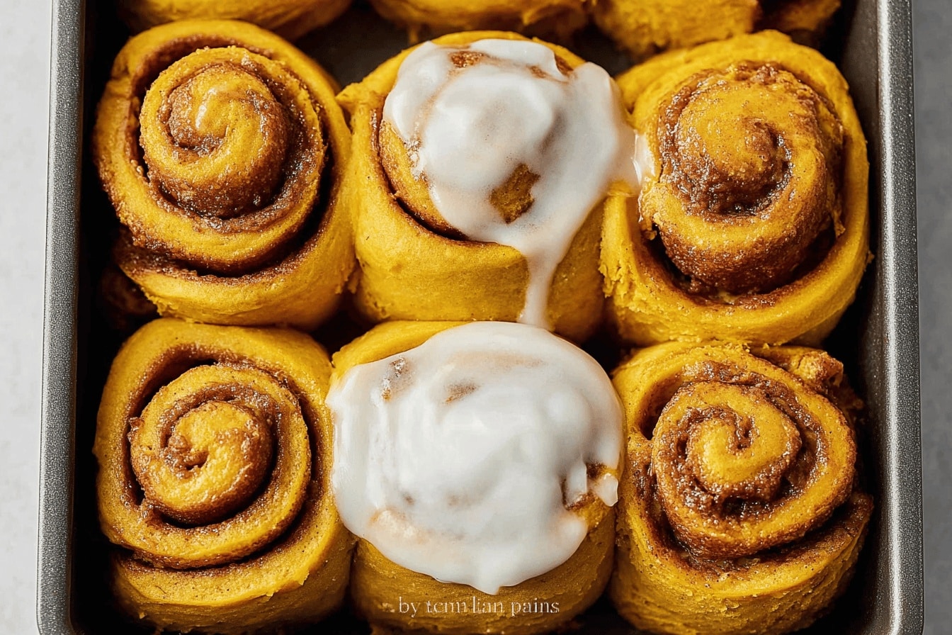 Small Batch Pumpkin Cinnamon Rolls 