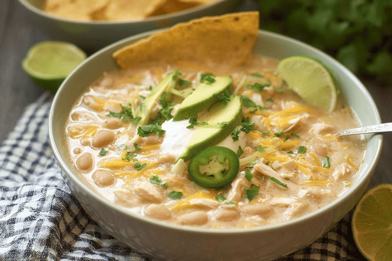 The Best White Chicken Chili
