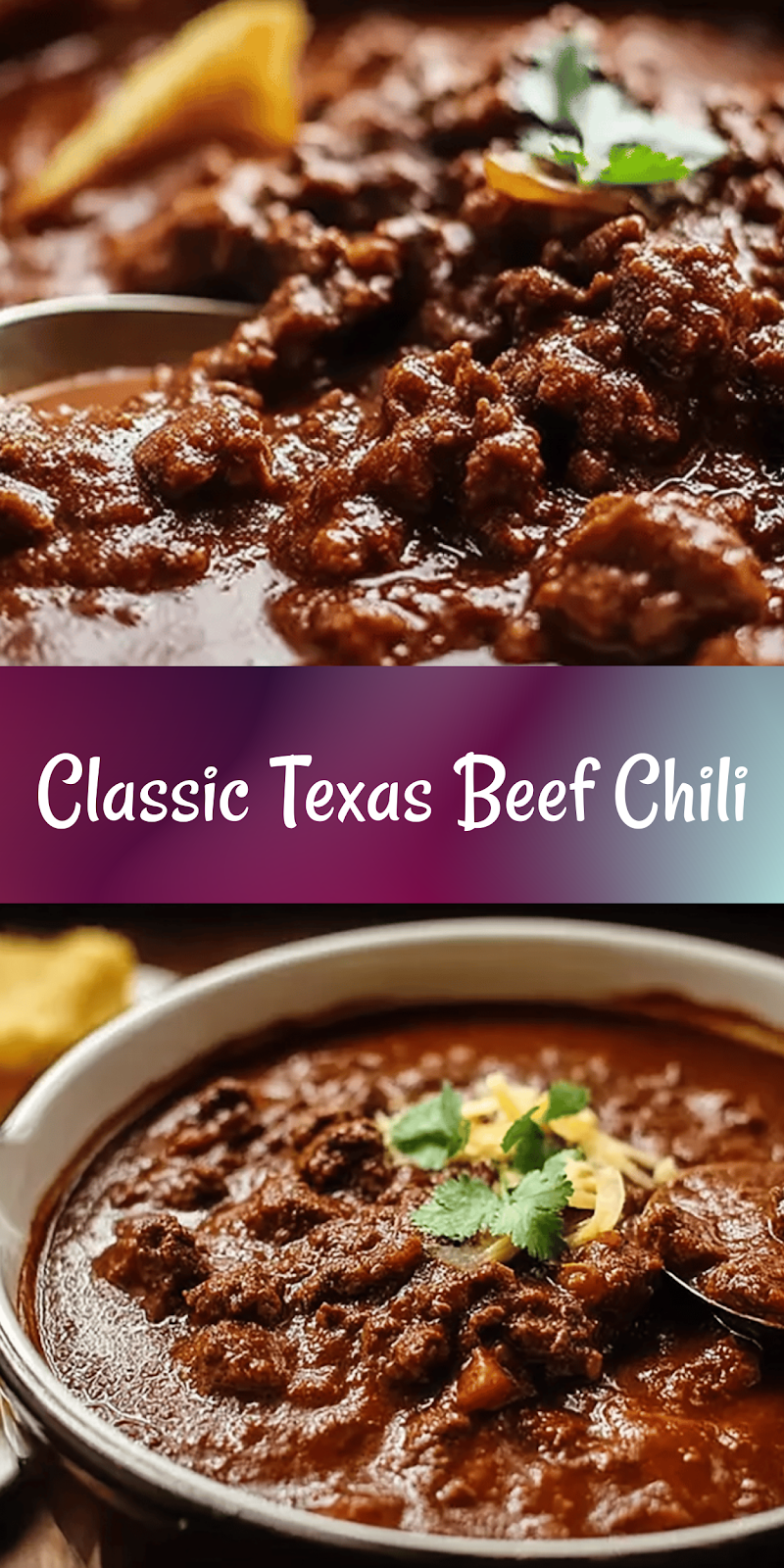 Authentic Texas Chili – Rich, Hearty & Flavorful!