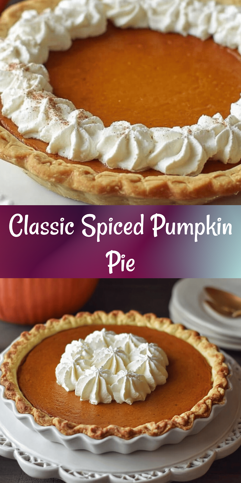 Award-Winning Pumpkin Pie Recipe