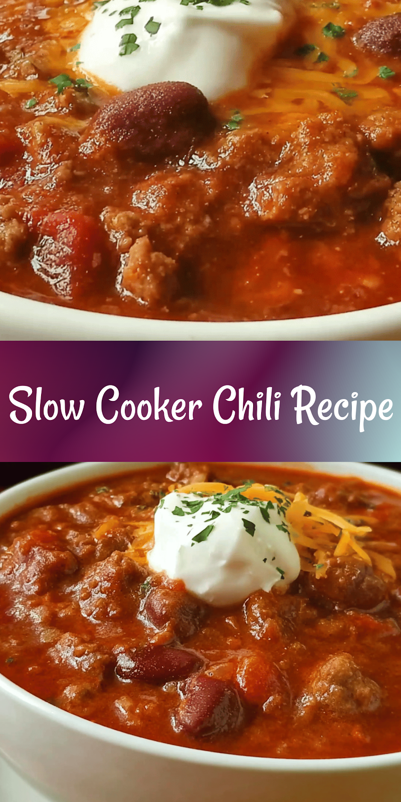 CROCK POT CHILI