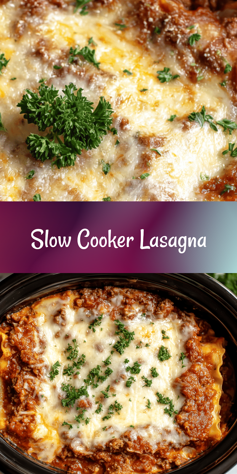 Crockpot Lasagna