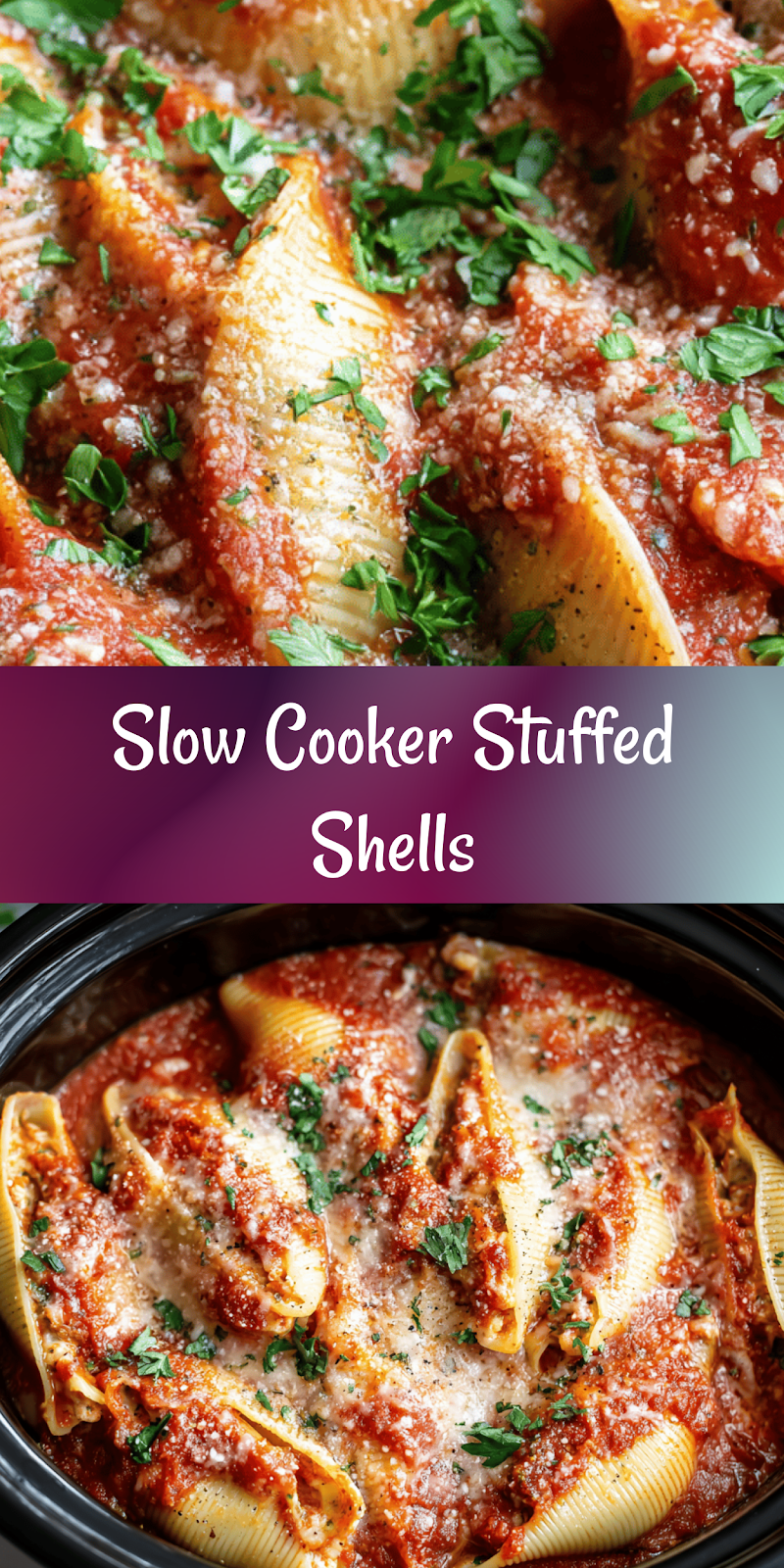 Crockpot Stuffed Shells