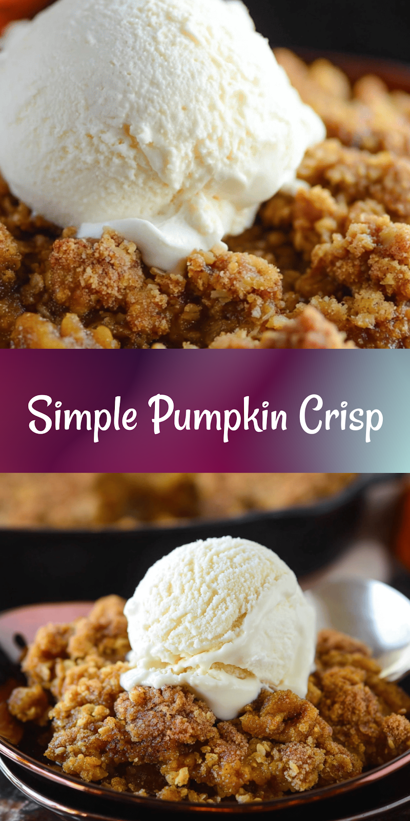 Easy Pumpkin Crisp