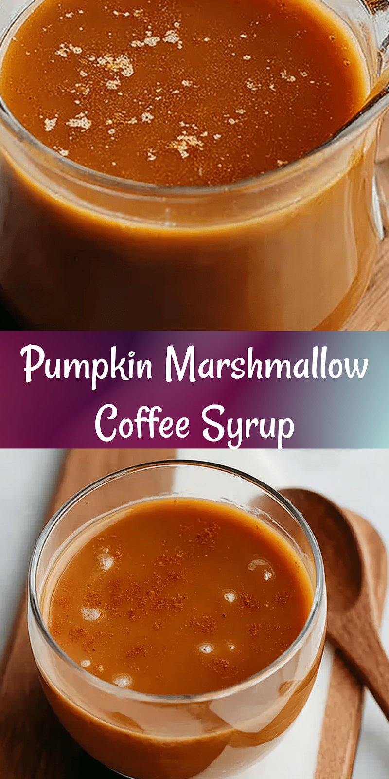 Fall Pumpkin Marshmallow Coffee Syrup