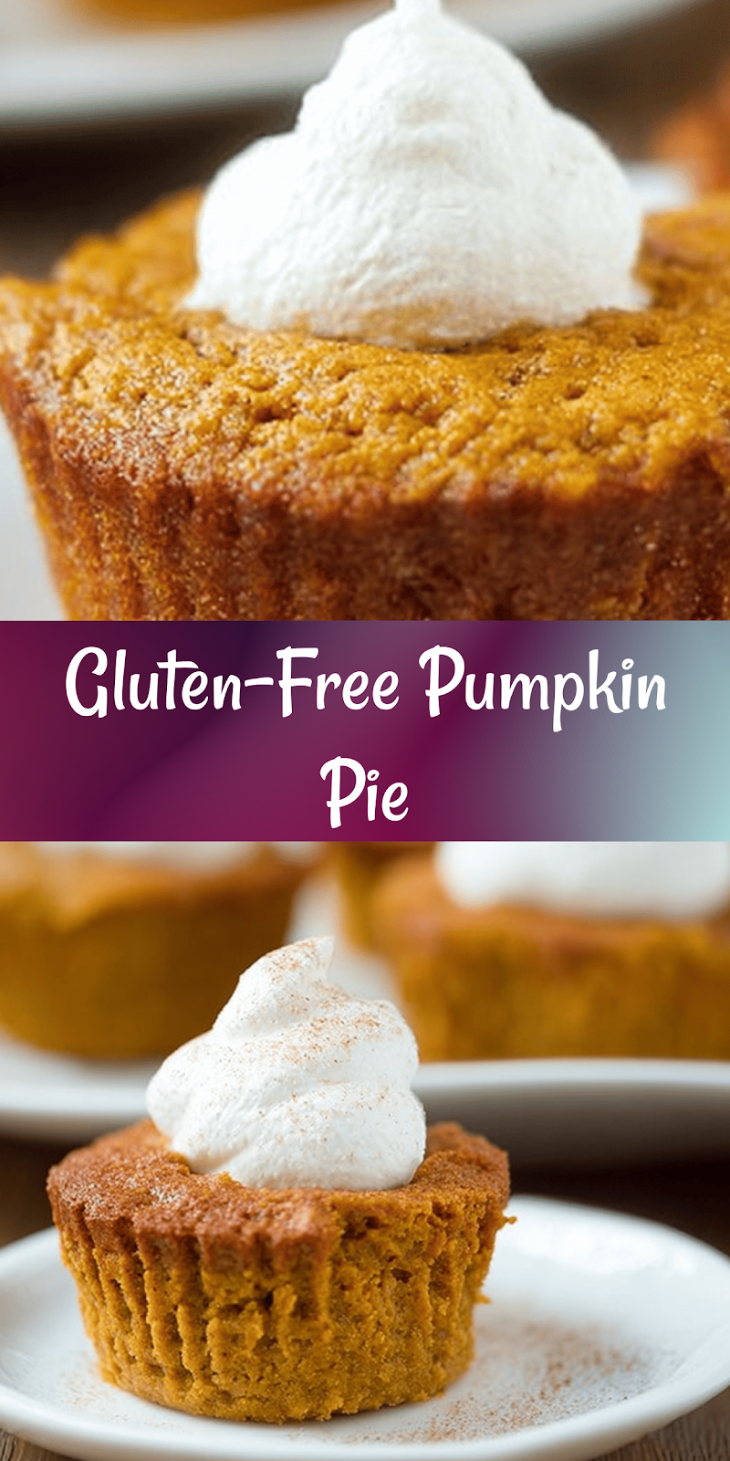 Gluten-Free Crustless Pumpkin Pie (Dairy-Free)