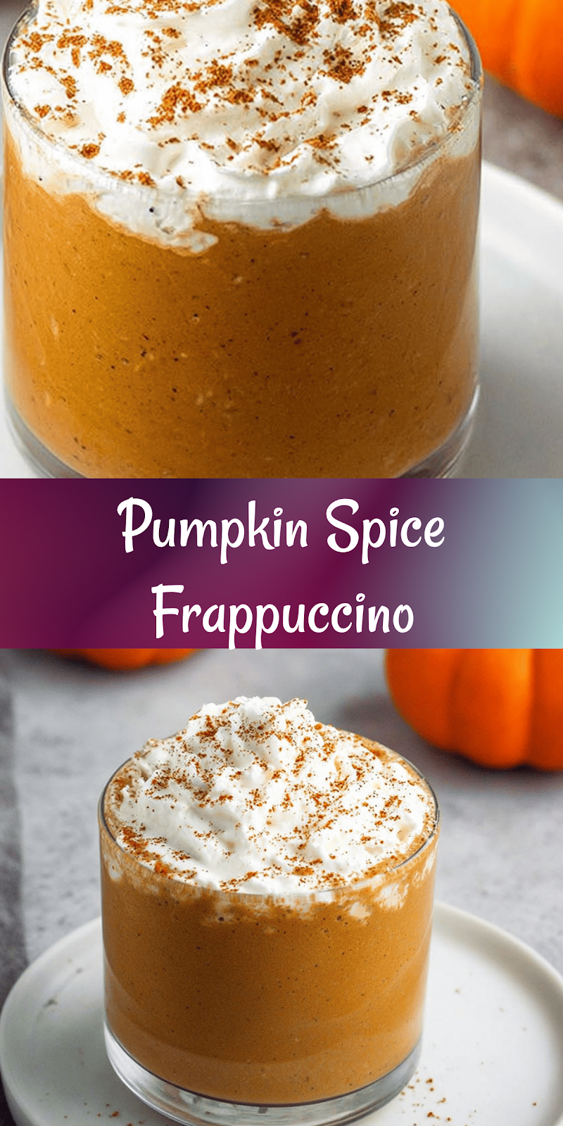Homemade Pumpkin Frappuccino
