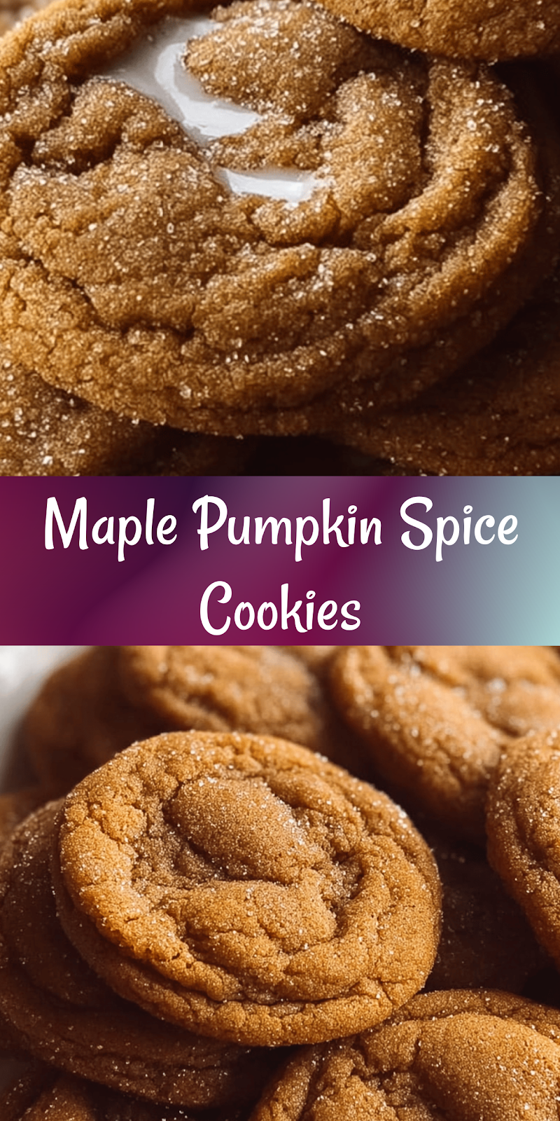 Maple Pumpkin Cookies