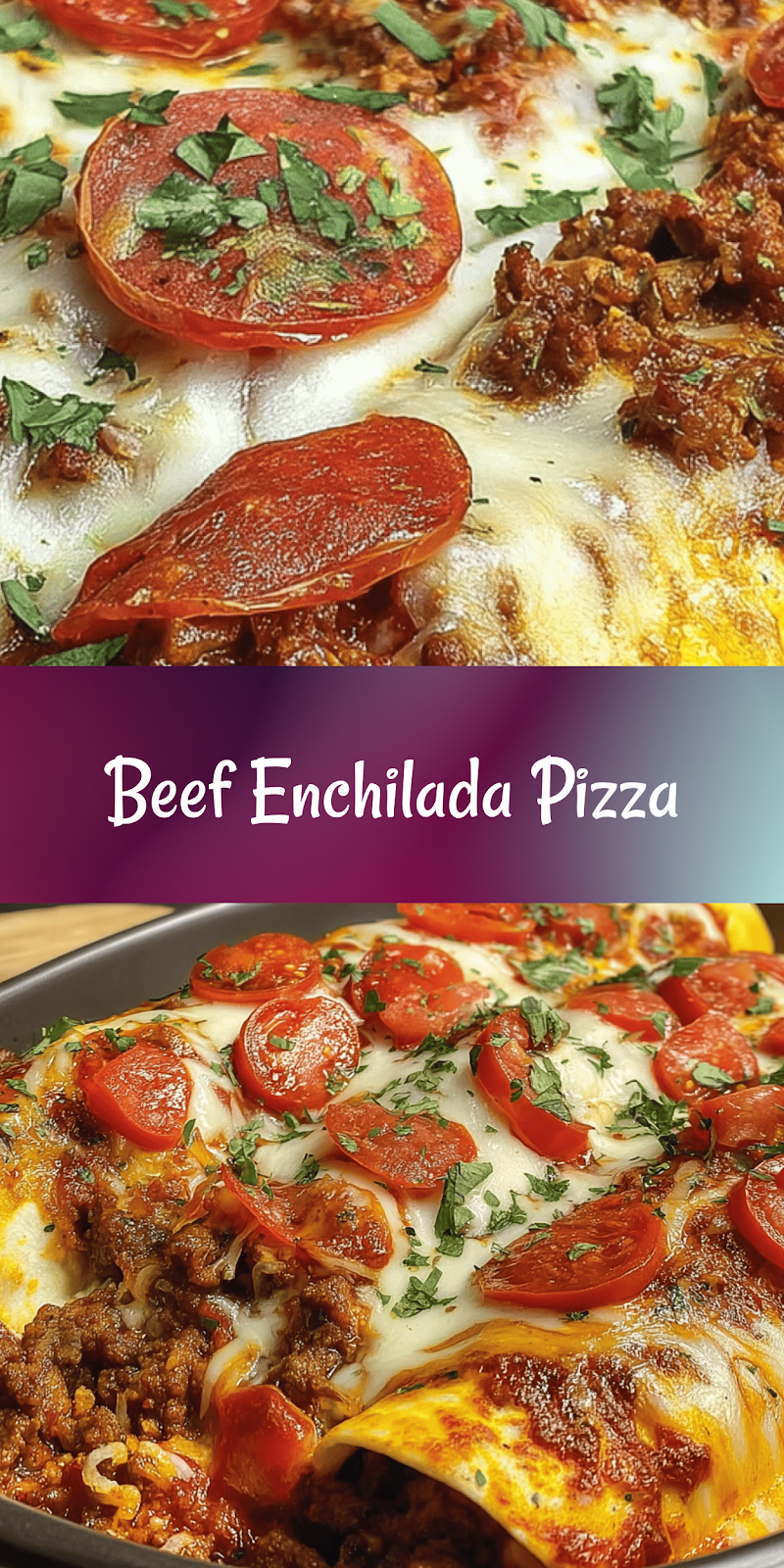 Pizza Enchiladas Ground Beef