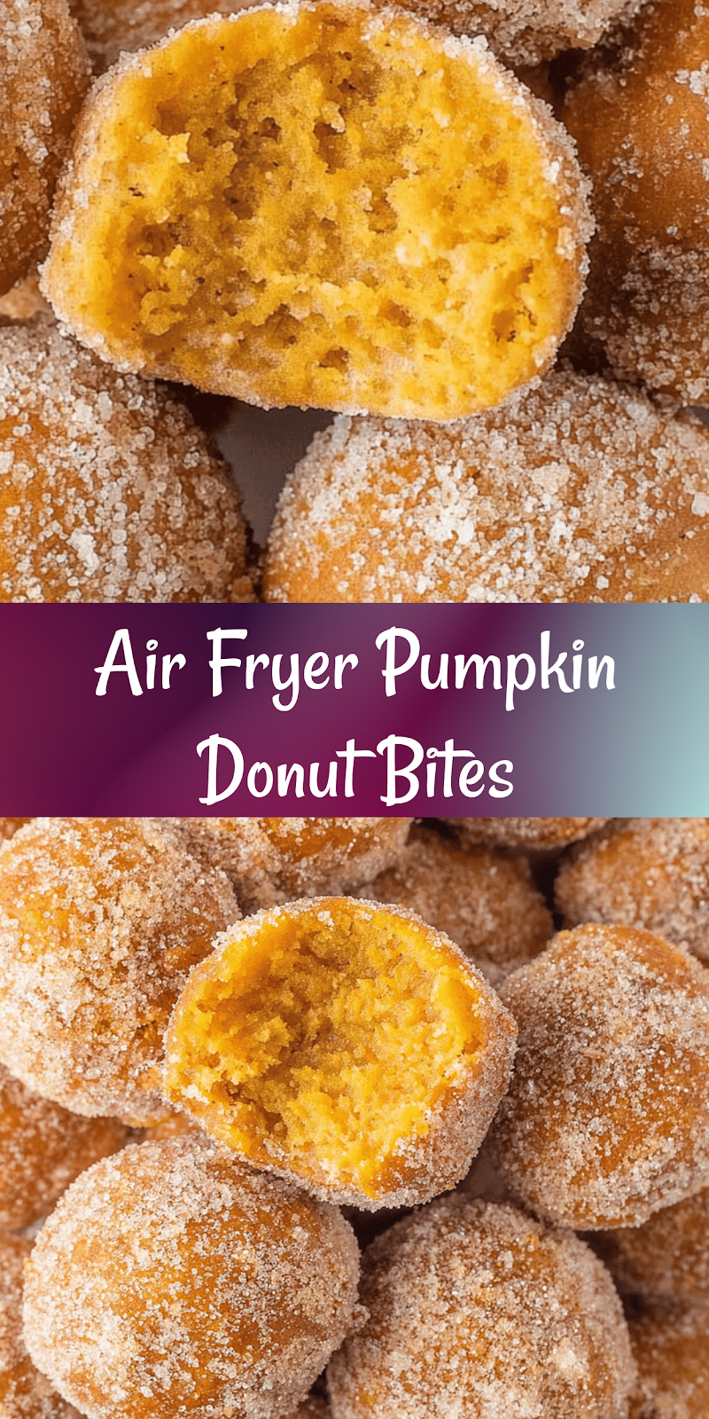 Pumpkin Donut Holes (Air Fryer Or Oven)