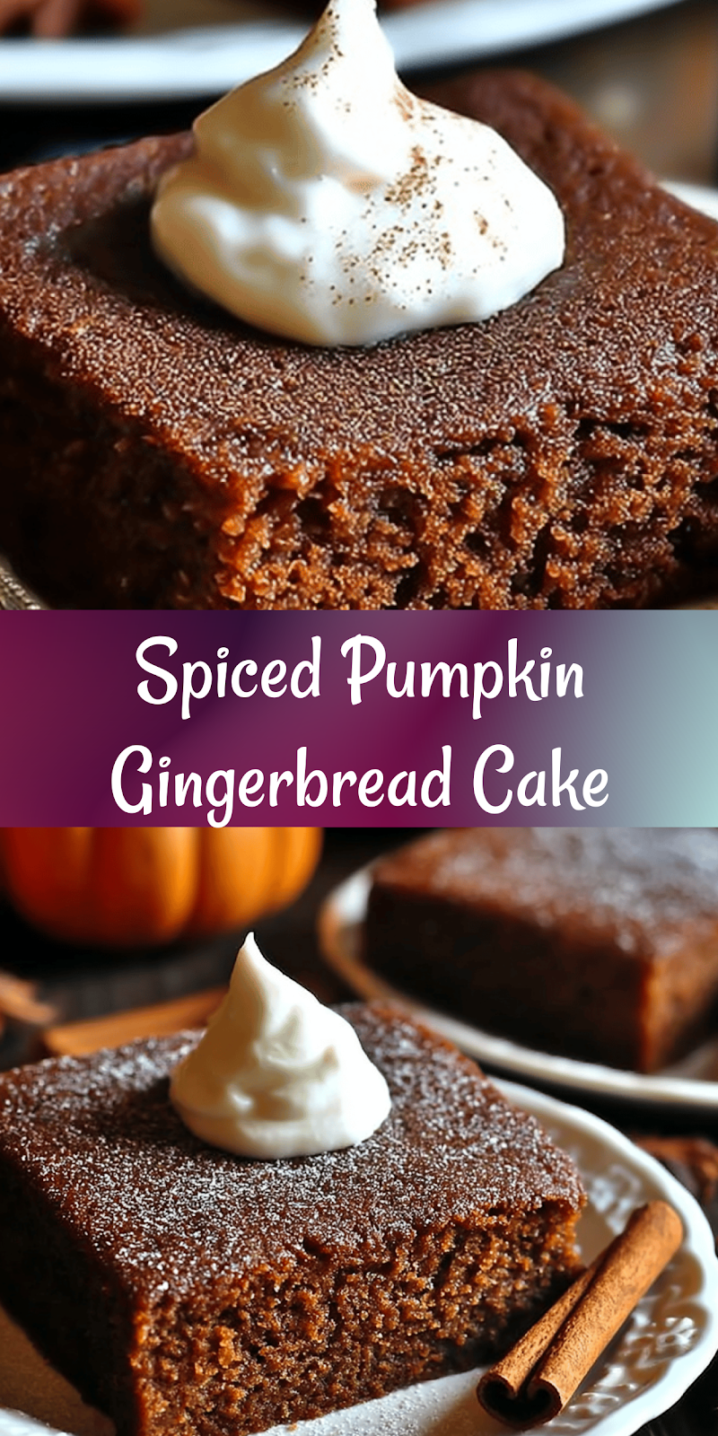 Pumpkin Gingerbread