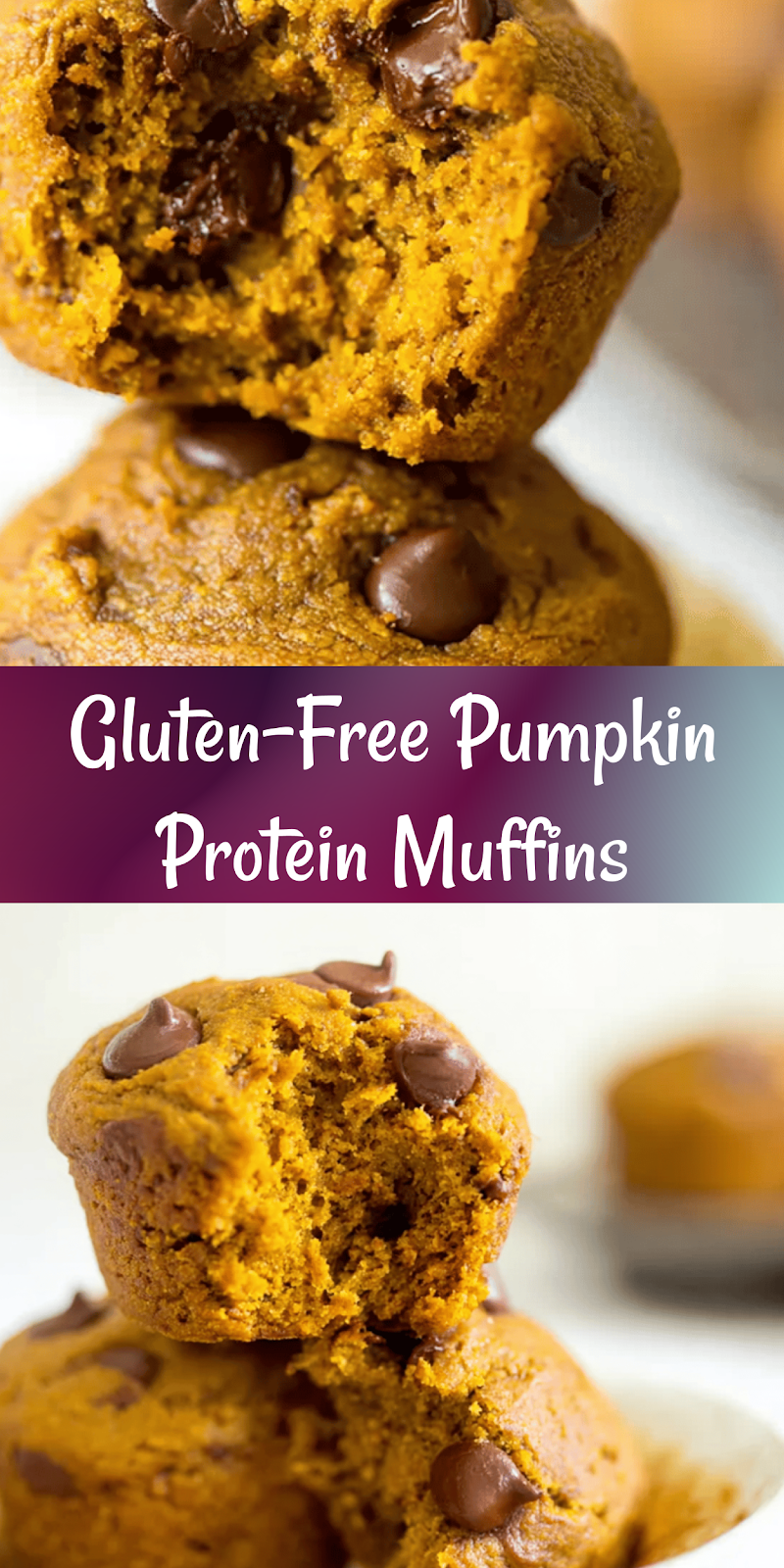 Pumpkin Protein Muffins (Gluten Free, Dairy Free)